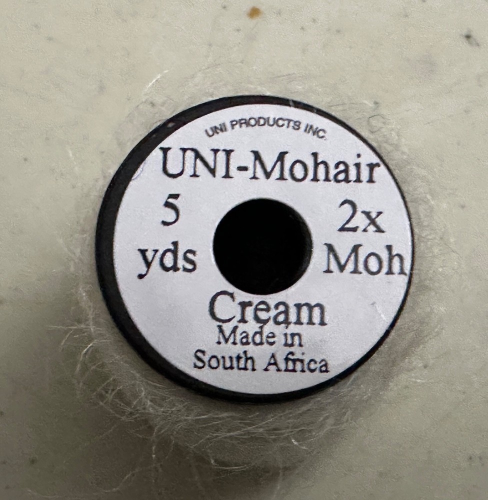 Uni Mohair 5 Yard Spool Cream