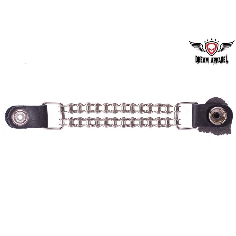 Eagle Vest Extender with Motorcycle Chain