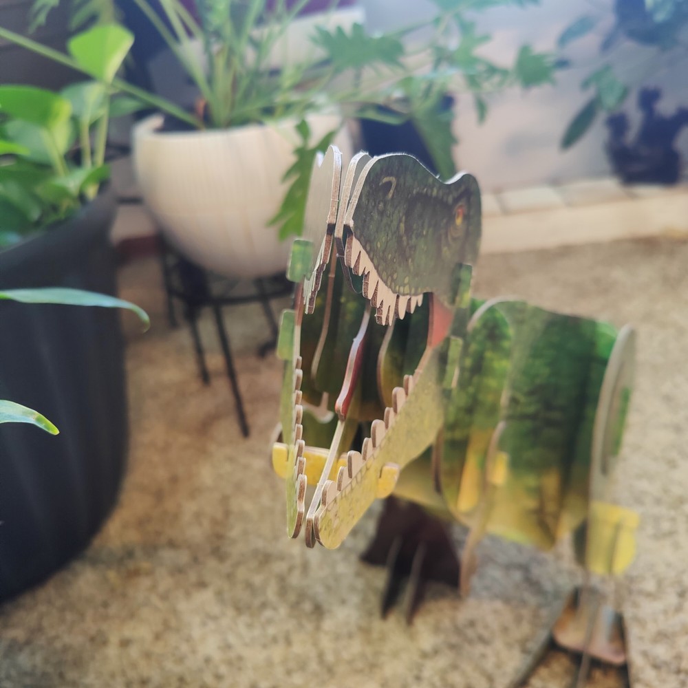 Scholastic Mega Model T. Rex 3 FT. Make Your Own Dinosaur*Read*