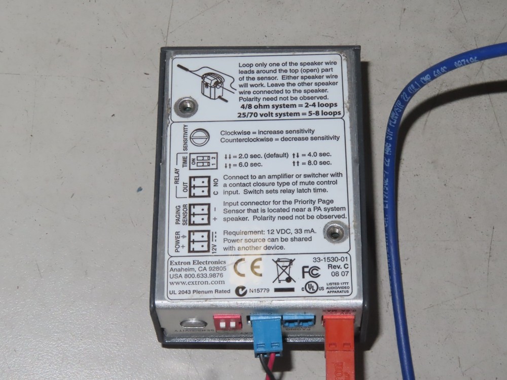Extron Electronics PPC 25 Priority Page Controller