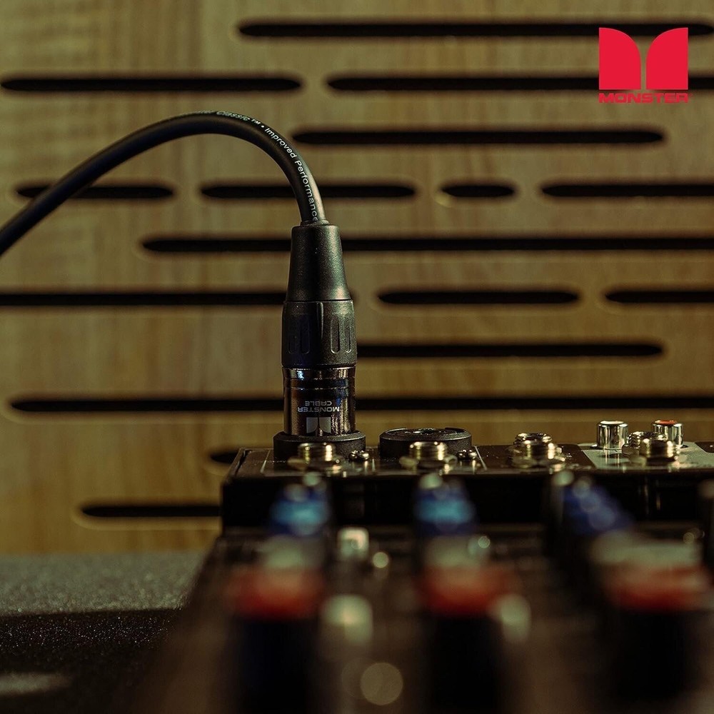 Monster Prolink Classic XLR Microphone Cable - Featuring MultiTwist...