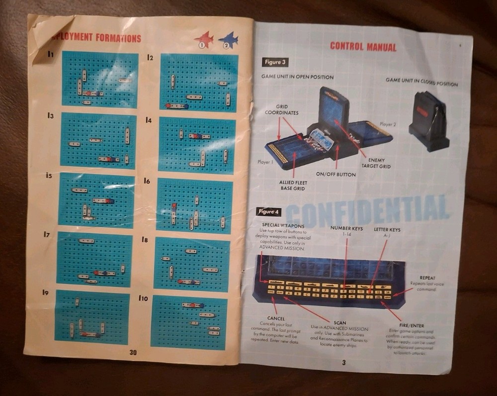 Milton Bradley Electronic Battleship Advanced Mission Tested Working