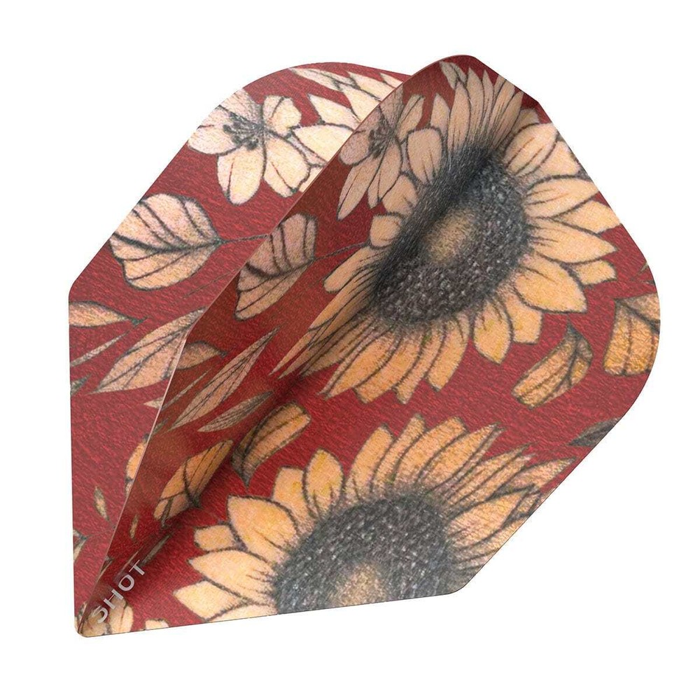 Shot Sunflower Dart Flight Set-Small Standard