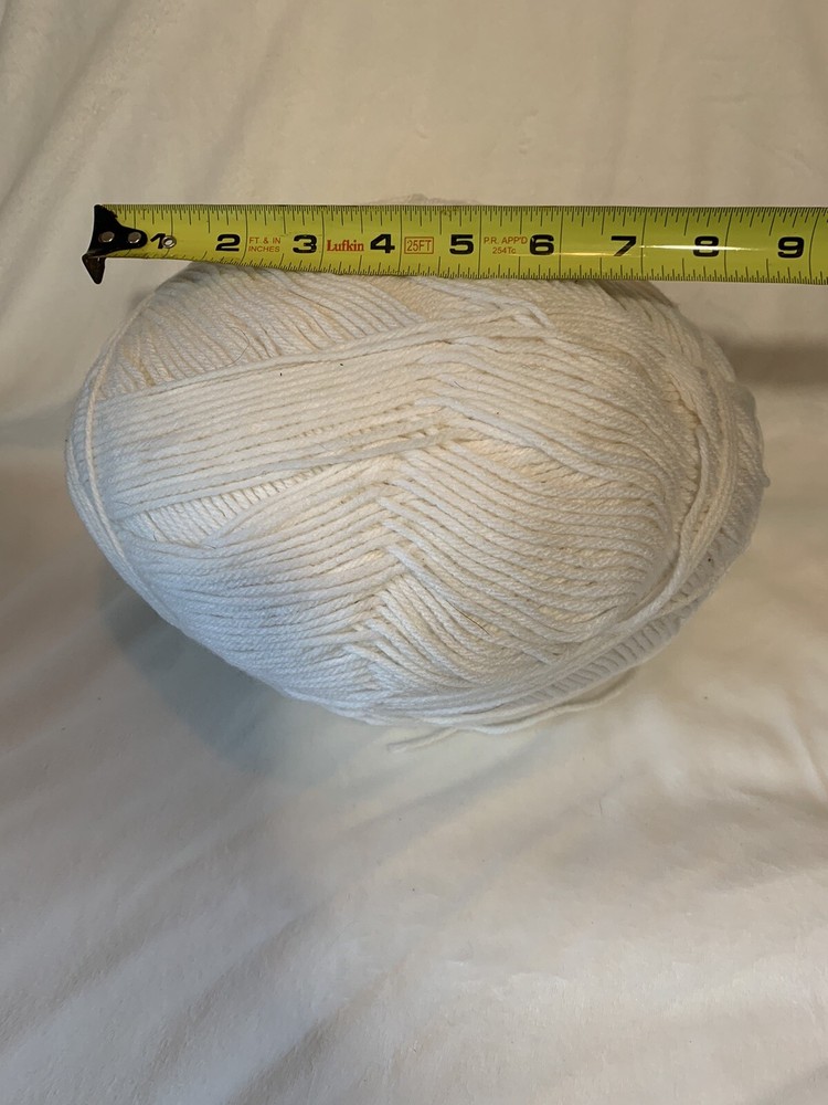 Ball Of White Yarn Large Roll