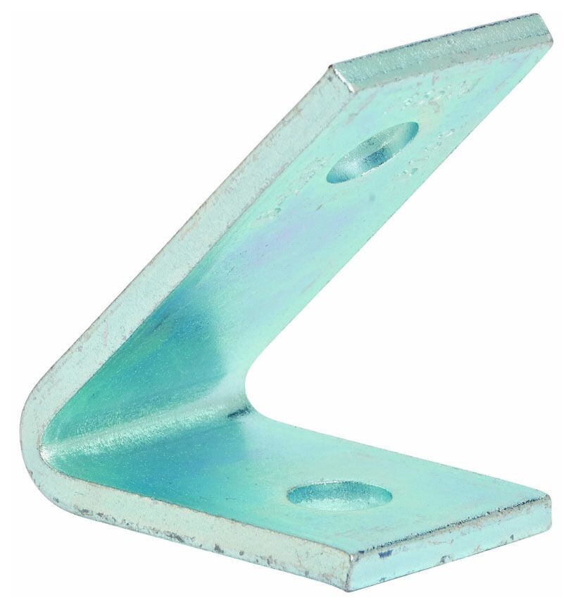 B-Line B155ZN, Strut Angular Fitting, B155 Zn 2H 45D Clsd Ang, 1 PC