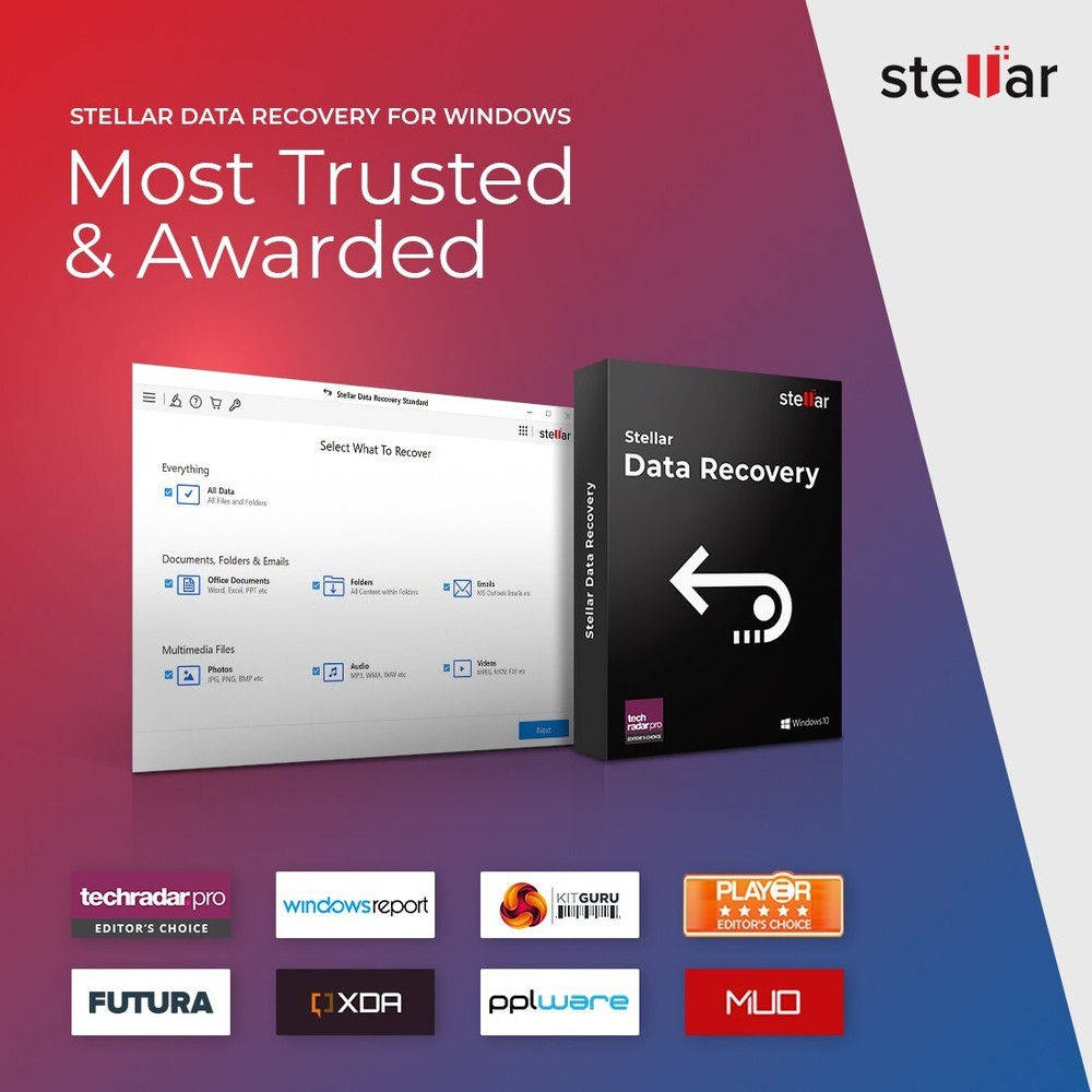 Stellar Data Recovery Standard for Windows | Email Delivery | Digital Download