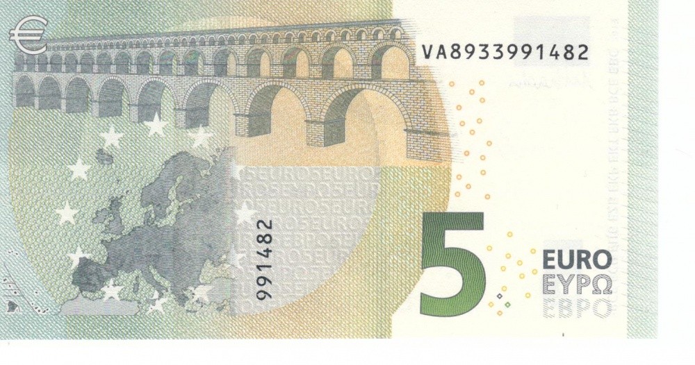 Spain 5 euro 2013 VA V005 UNC