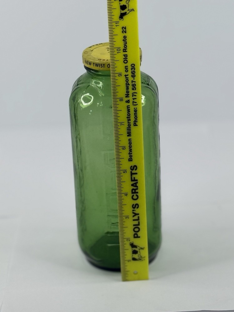 Green Juice Bottle