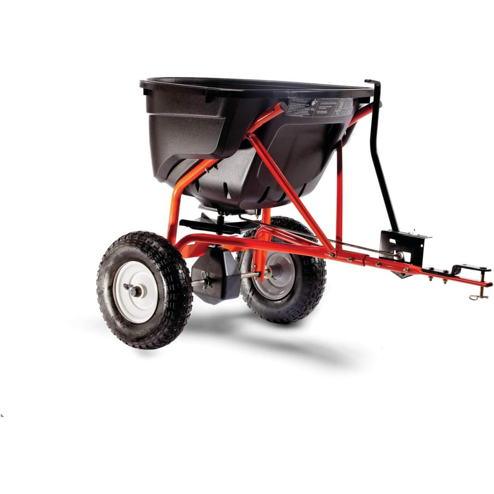 Agri Fab 45 0463 Pull Behind Broadcast Spreader 130 lb Hopper Capacity