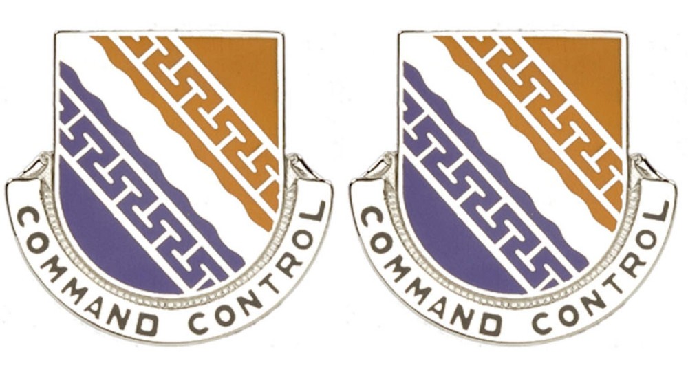 54th Signal Battalion Distinctive Unit Insignia - Pair - Command Control