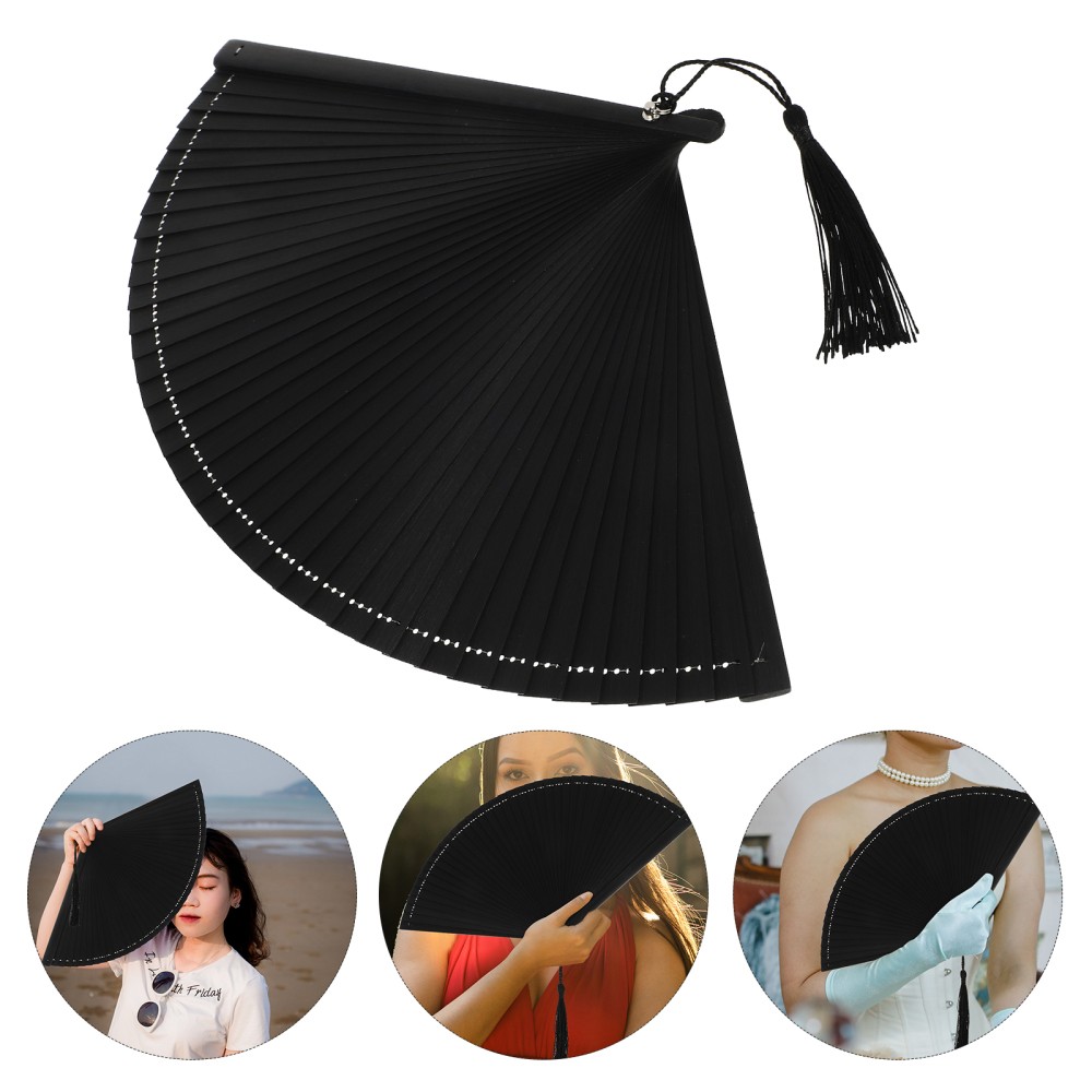 Bamboo Fan Convenient Folding Fans Handheld Man Foldable Chinese