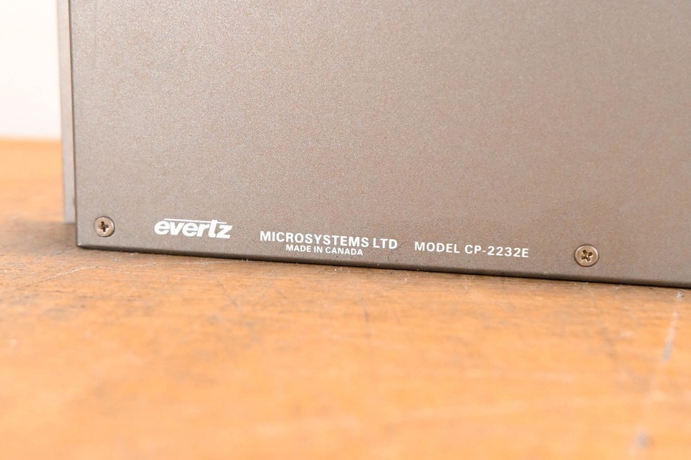 Evertz CP-2232E Advanced System Control Panel w/ 32 LCD Buttons (NO PSU) CG01V7F