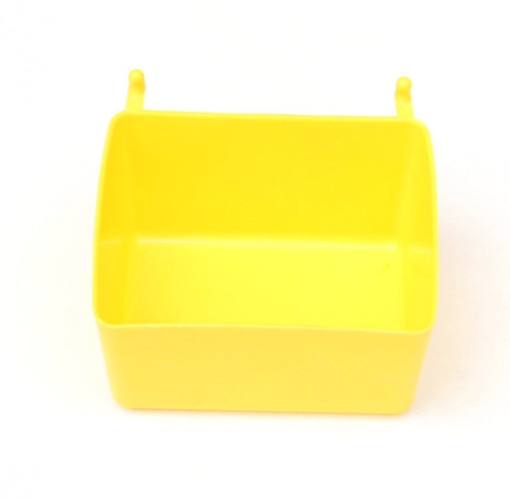 Small Plastic Yellow Pegboard Storage/Part Bins, Multi-Pack Pricing JSP Brand