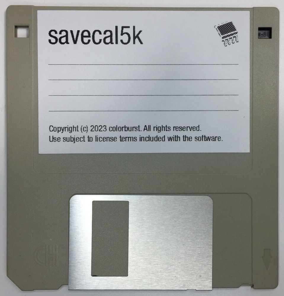 Savecal5k Calibration Backup Disk for Tektronix TDS5000 /B Oscilloscopes