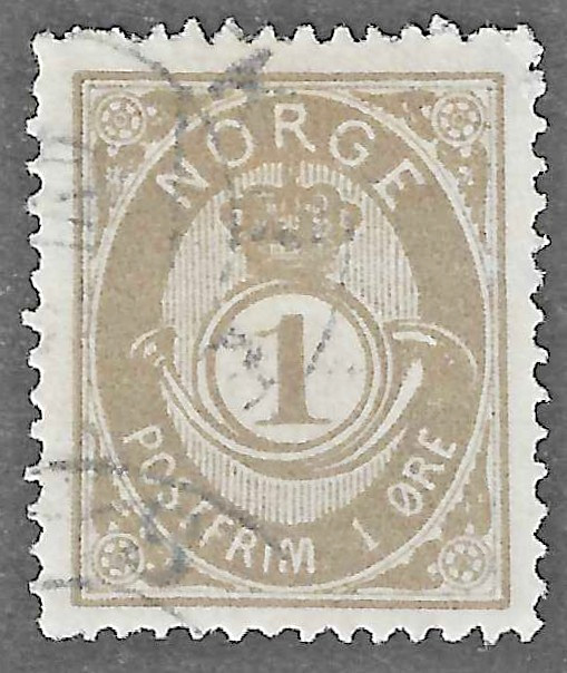 Norway (1893)  - Scott # 36,    Used