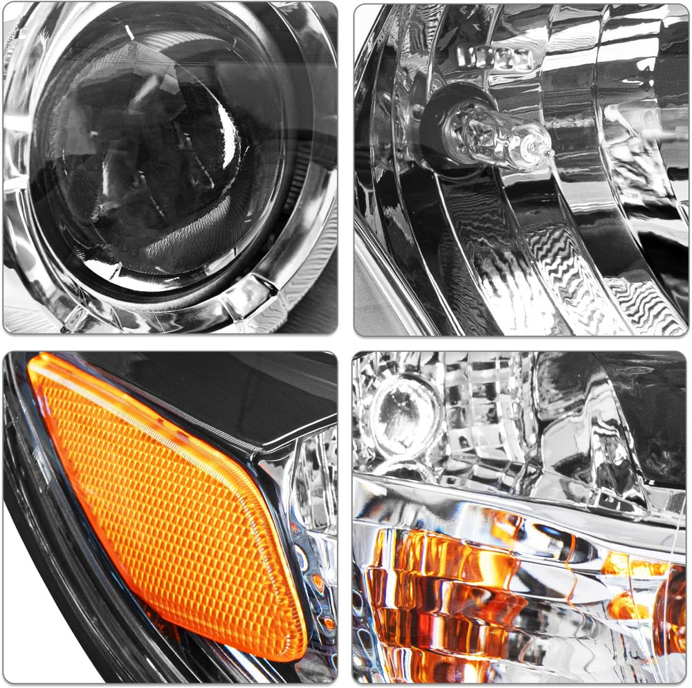 Halogen Model Projector Headlight Assembly Fit for 2014-2017 Mazda 6 Sedan 4-Doo