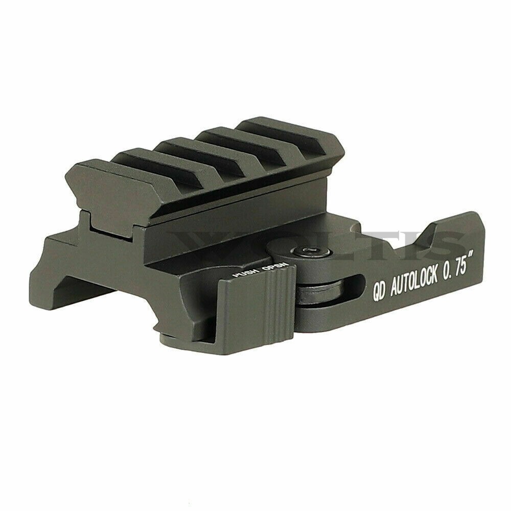 QD Riser Mount Quick Release Red Dot Sight Scope Mount 20mm Picatinny Rail Mount