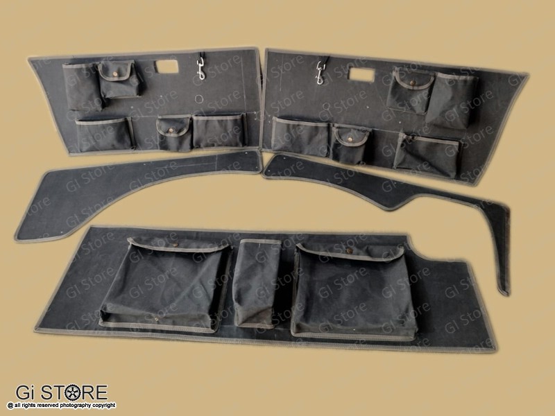 1986-1995 SUZUKI SAMURAI FRONT , SIDE AND REAR PANELS(SOFT TOP MODEL ONLY) GREY