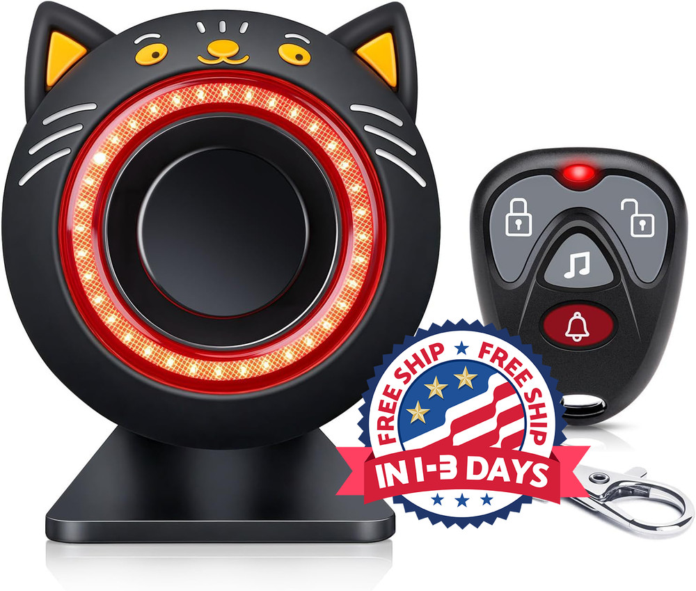 Electop 120dB Car Alarm System with Motion Sensor & Sound, Car Security System A
