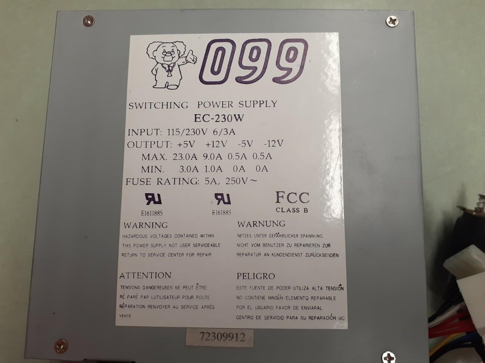 099 EC-230W Switching Power Supply