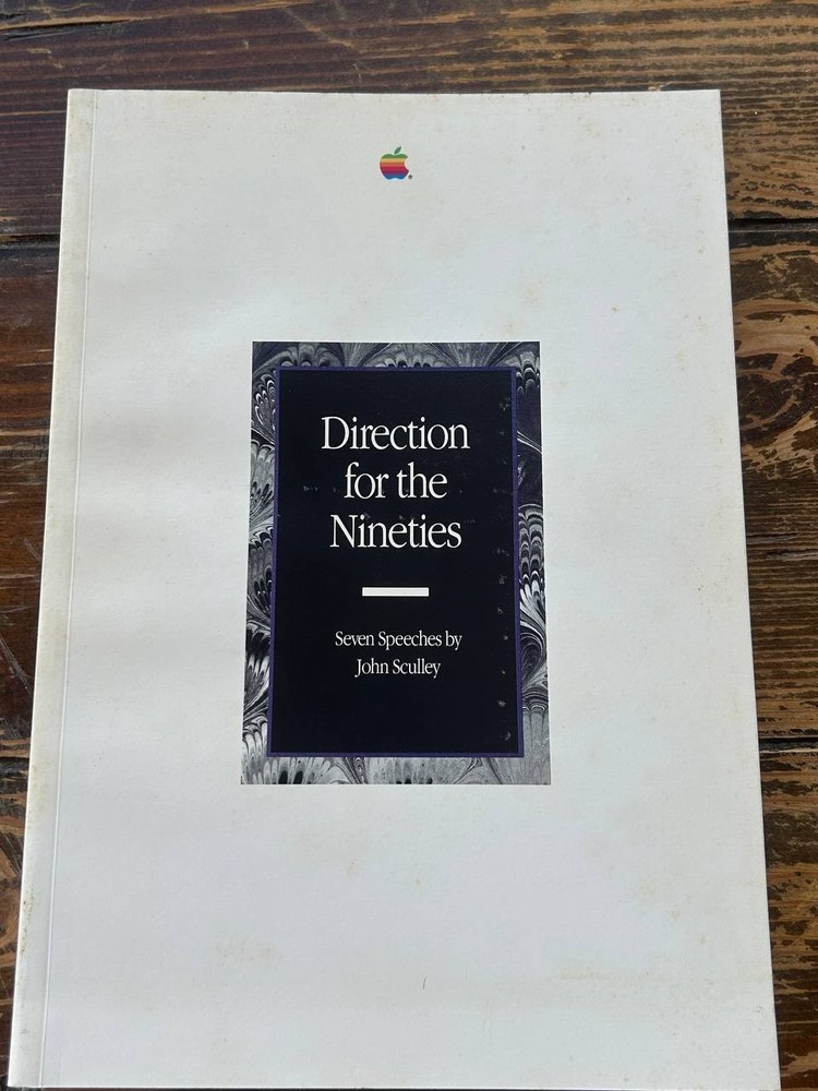 Apple Direction for the Nineties John Sculley 1988 Booklet Apple Computer