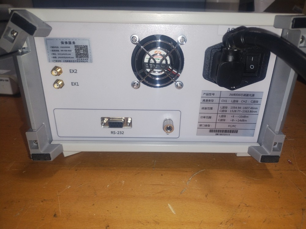 Tunable Laser Source. Joinwit JW8006 DUAL CHANNEL.