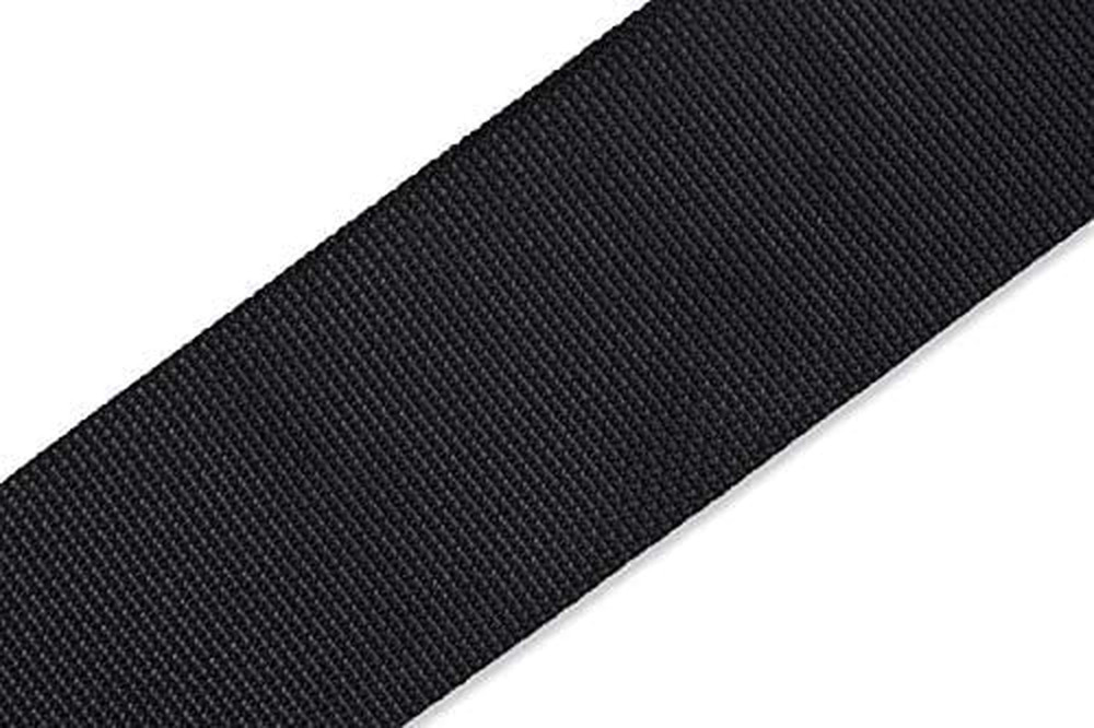 3 Inch Polypropylene Guitar Strap Black Adjustable Instrument Strap