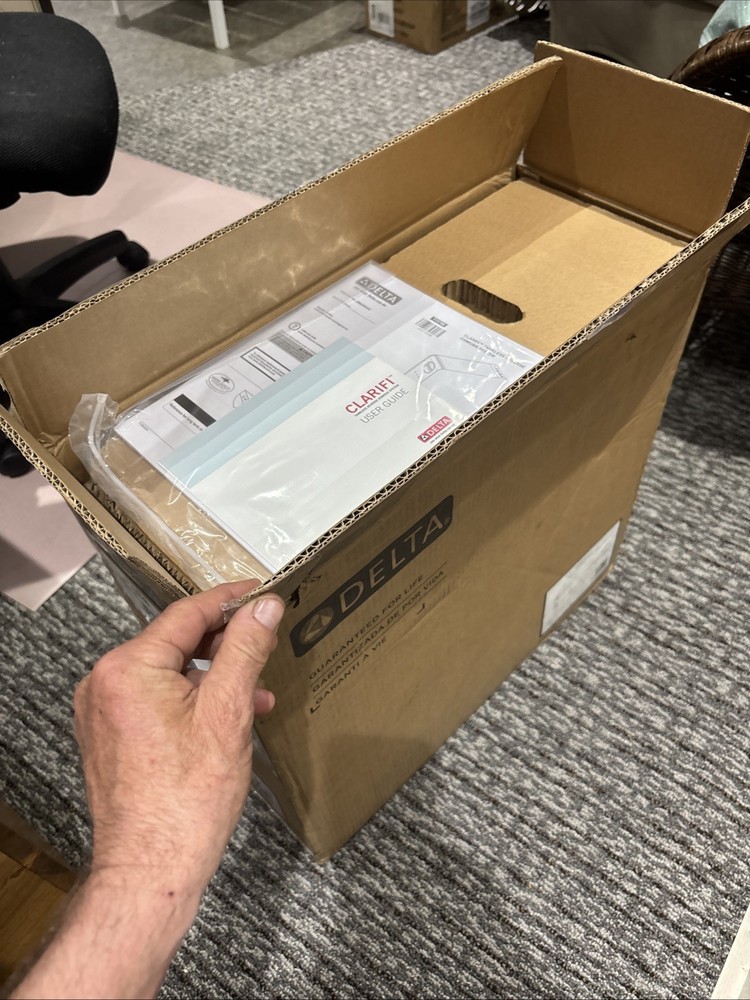 Delta DWQ1001012 Clarifi 6-Stage Tankless RO Reverse Osmosis System Open Box