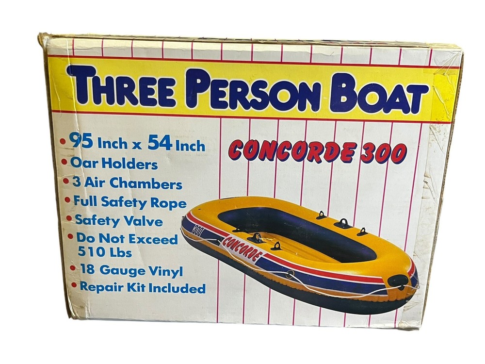 95x54kn Three Person Boat Concorde 300