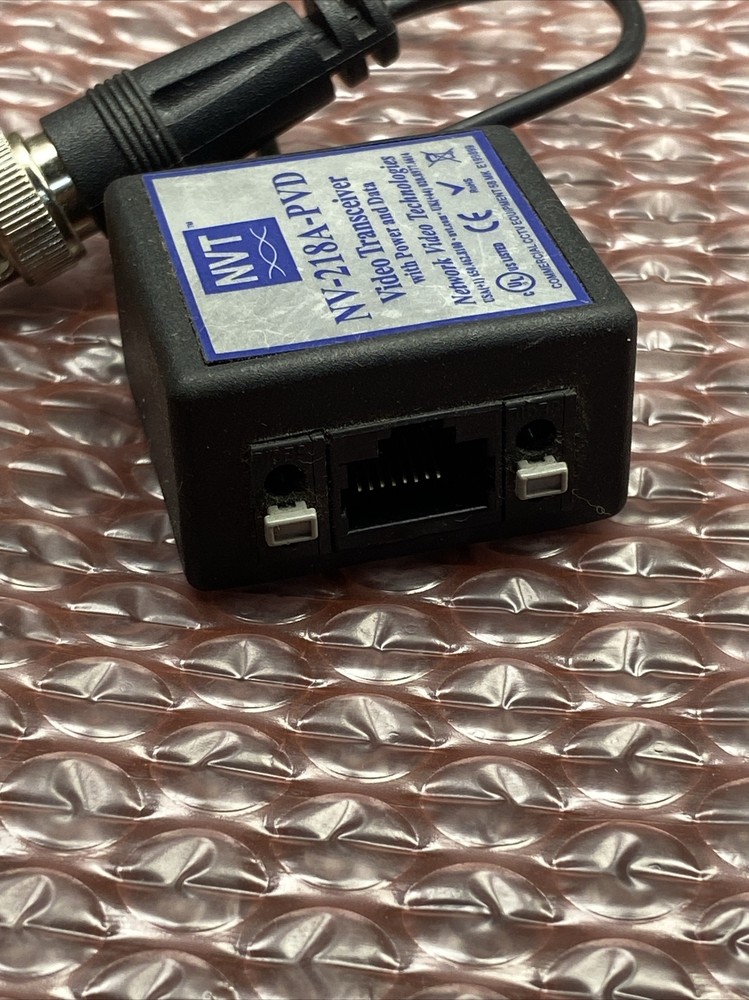 Network Video Technologies NVT NV-218A-PVD Video Transceiver With Power And Data