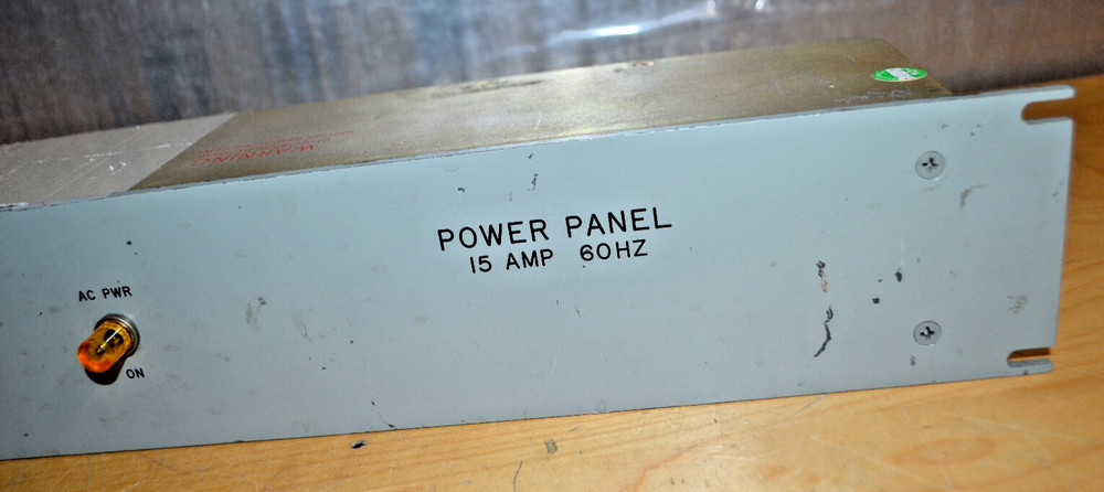 Original NASA/JPL Vintage Power Panel Assembly ~ Obsolete Electronics Space Race