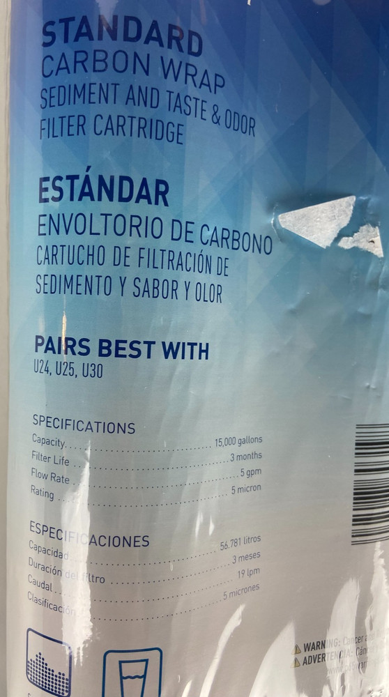 PENTAIR OMNIFilter TO1 Carbon Wrap Replacement Water Filter Cartridge 2-pack