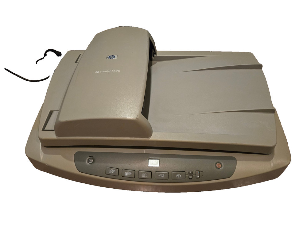 HP Hewlett Packard ScanJet 5590 Flatbed Scanner, Tested Working