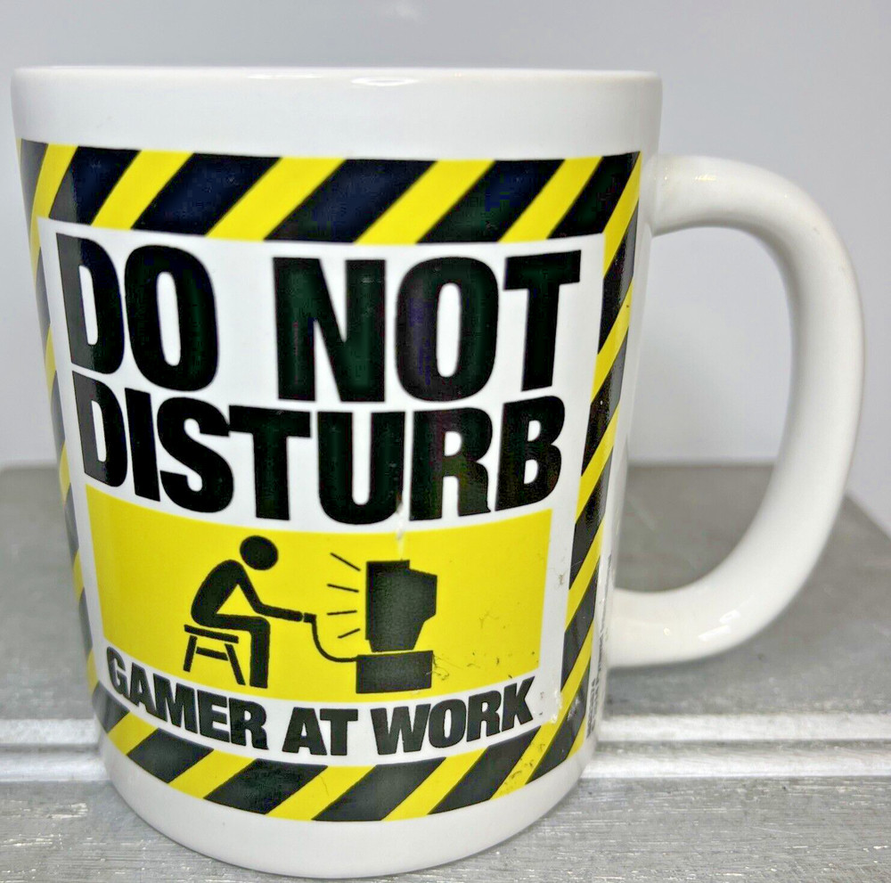 Gamer At Work Do Not Disturb Mug Collectable.