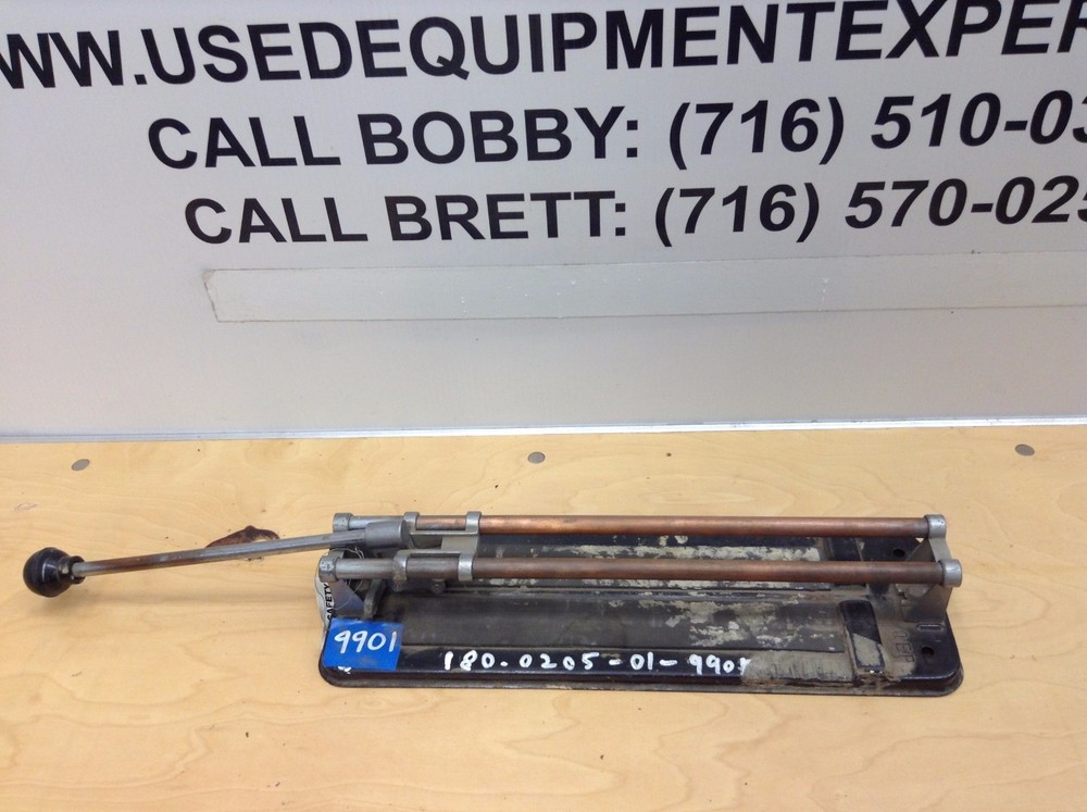 Used 16" Tile Cutter Ceramic Saw Cutting Tools Manual Tool Floor Small Cutters