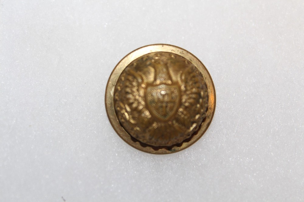 POST CIVIL WAR STAFF COAT SIZE WORCESTER LIGHT INFANTRY BUTTON