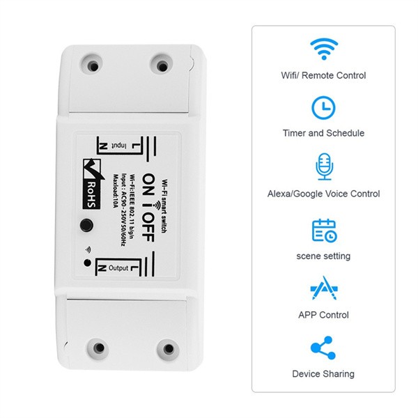 1PCS EWelink DIY WiFi Wireless Switch For Android APP EWeLink Control Switch
