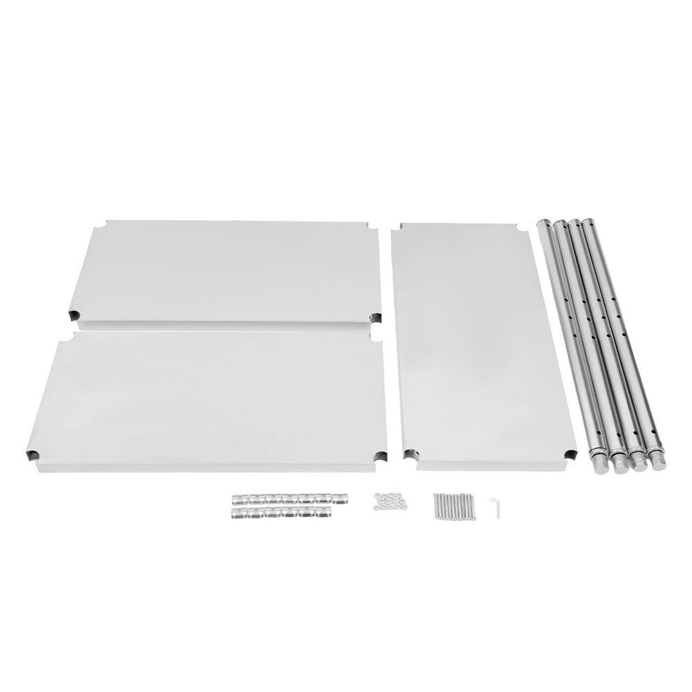 3 Tiers Kitchen Shelf Shelving Rack Restaurant Shelves Rack Stainless Steel