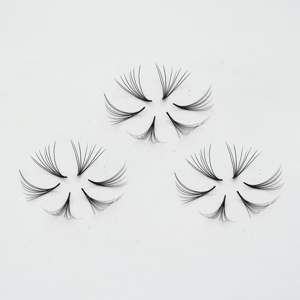 Mixed 8D Lashes. 1000 Premade Volume Fans. Eyelash extensions, Handmade!