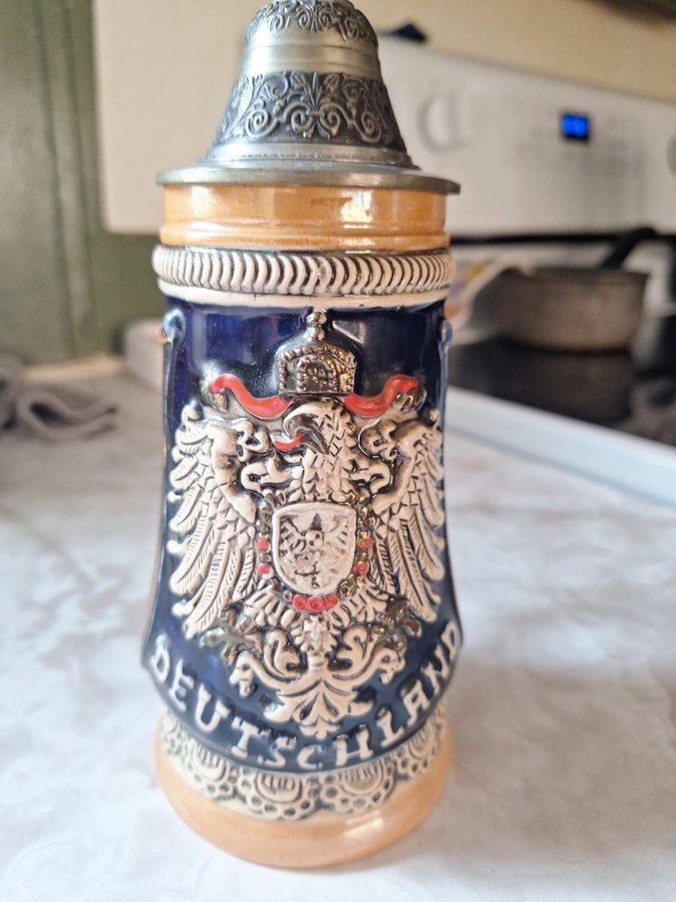 Antique German WW1 Handmade Limited Beer Mug