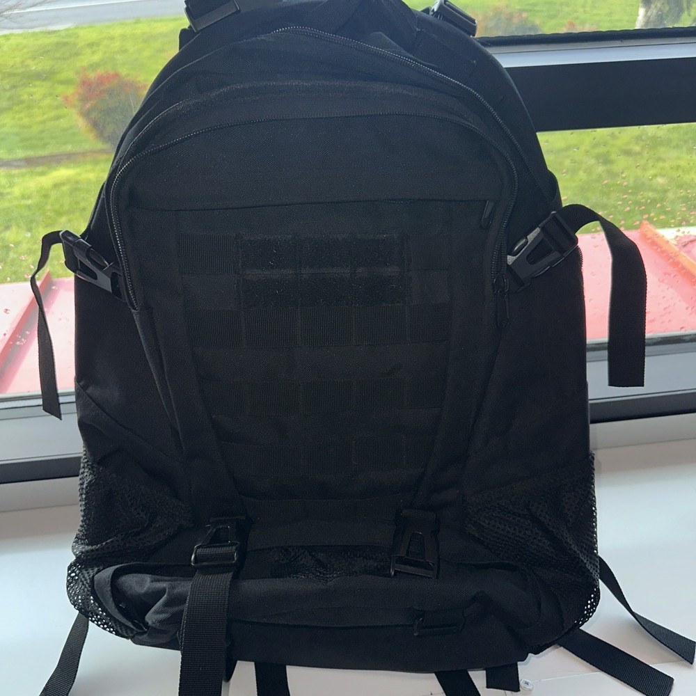 Black Tactical Bag Backpack