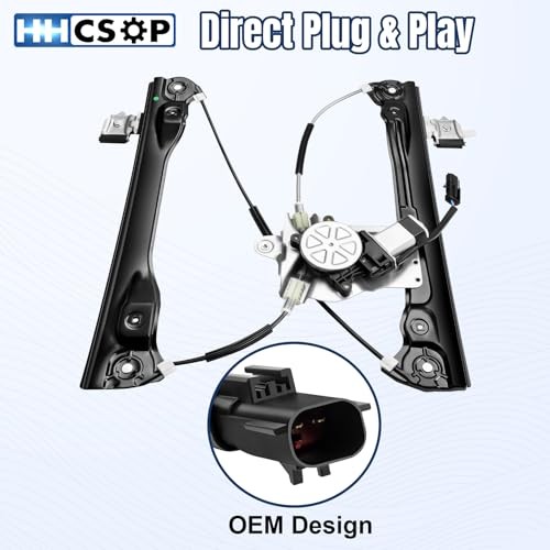 Front Right Passenger Side Power Window Regulator with Motor (2 Pins)