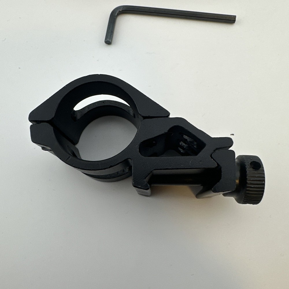 1" Offset Scope Ring 45 Degree with 20mm Rail Mount for Scopes Laser Flashlight
