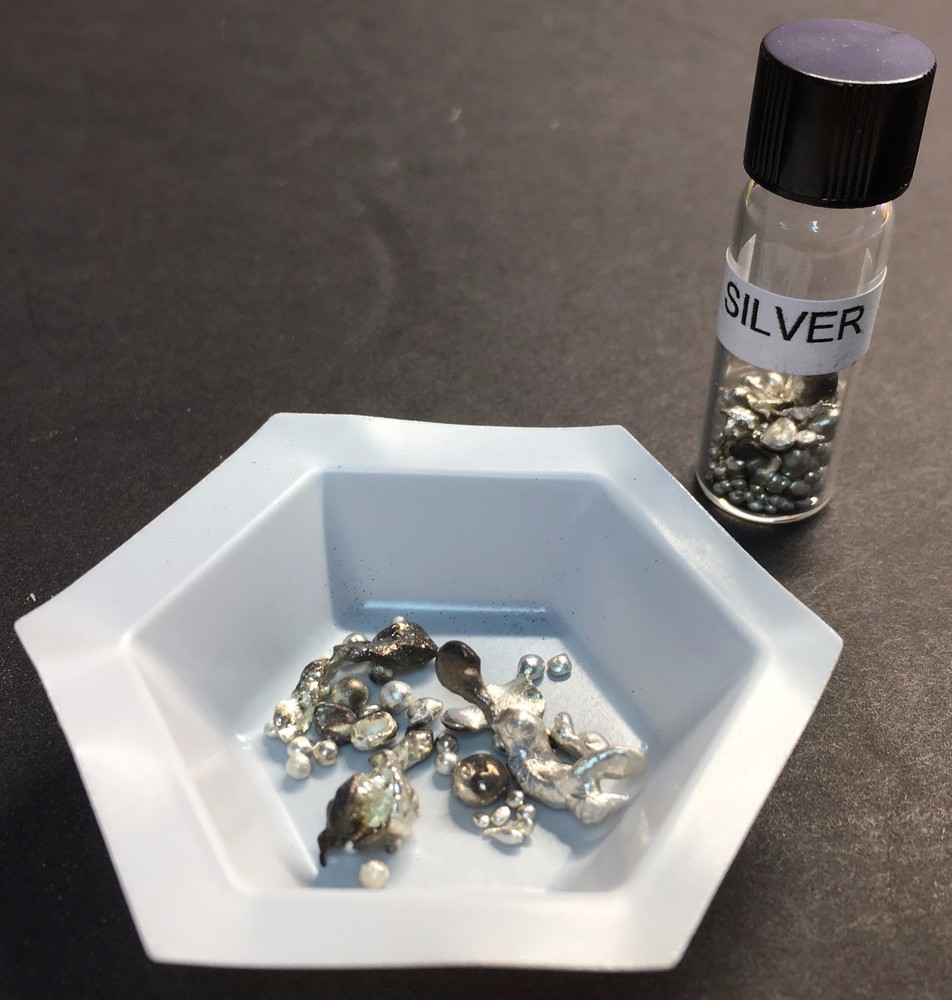 ELEMENT #47, SILVER SHOT, 99.99% PURE SAMPLE, 3 GM