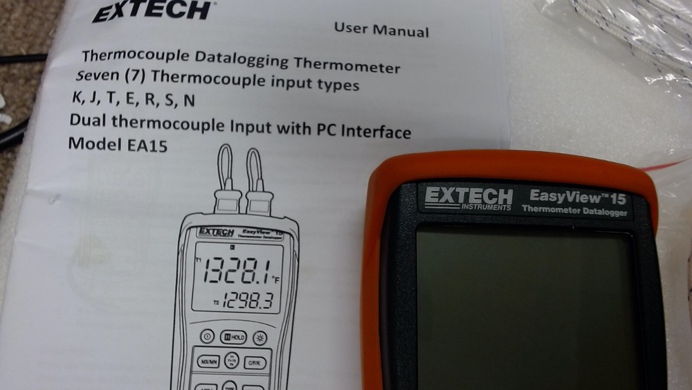Extech Dual Input Datalogger EA15 *NoBattery!