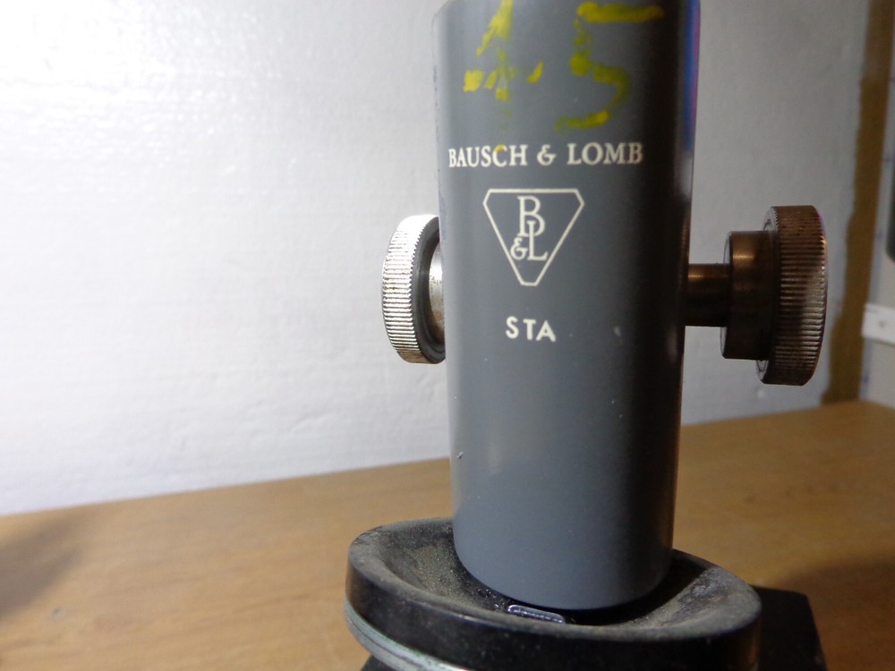 BAUSCH & LOMB STA STUDENT MICROSCOPES WITH 2 OBJECTIVE LENS