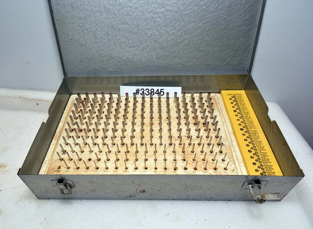 Pin Gage Set .061"- .250" (Inv.33845)