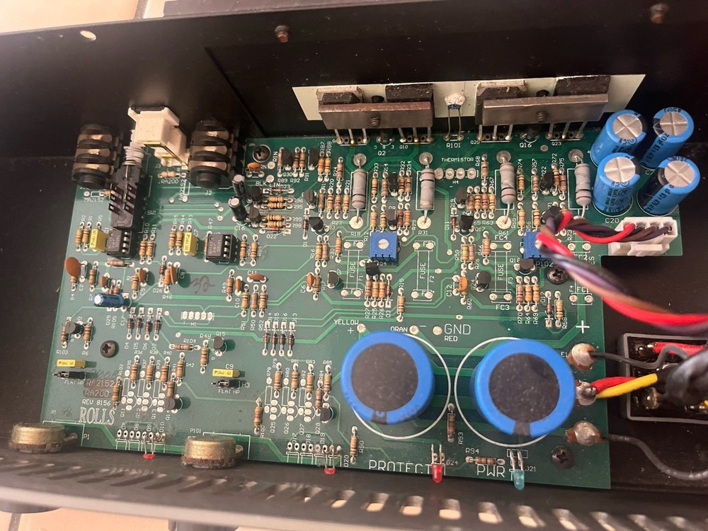 Rolls RA200 Rackmount Mosfet Power Amplifier - Tested