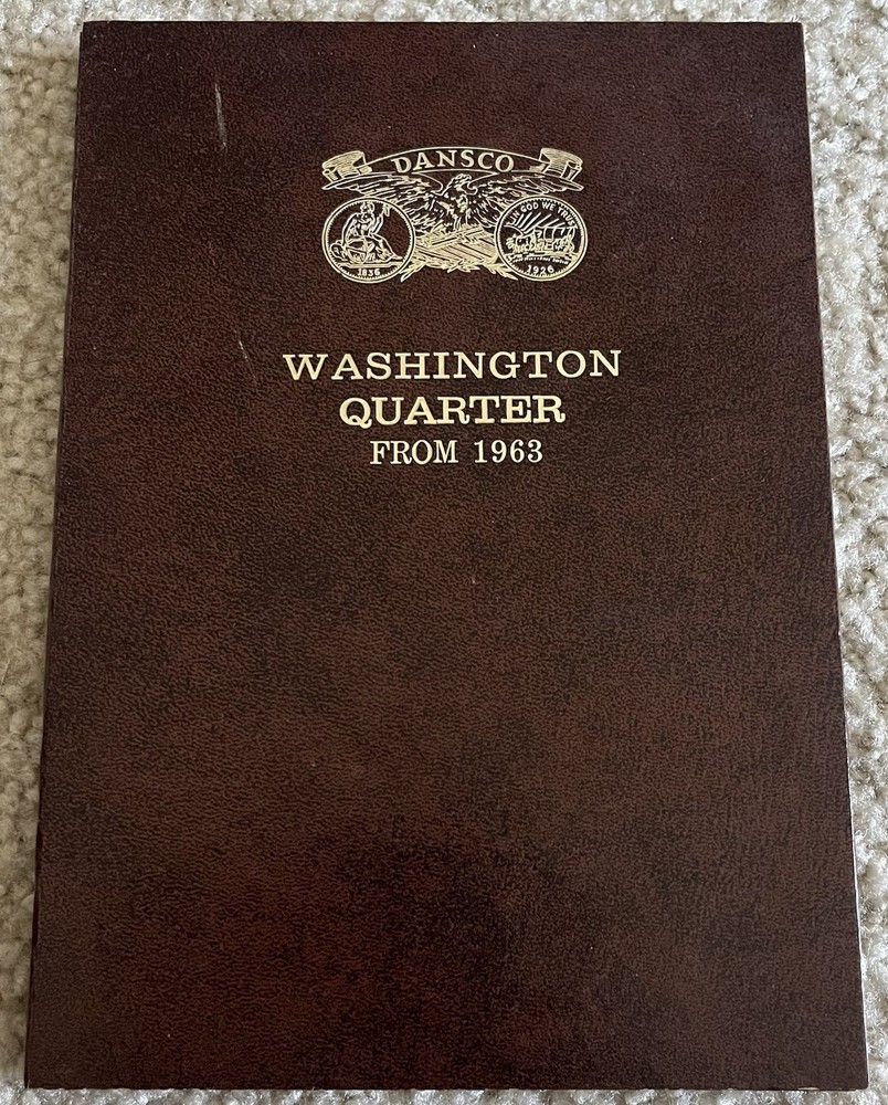 DANSCO COIN FOLDER #142 WASHINGTON QUARTERS 1963-