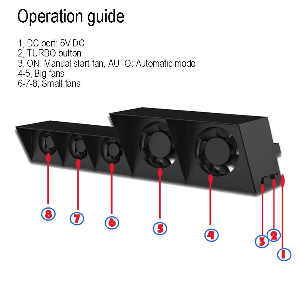Cooling USB External Temperature Control Cooler Cooling Fan